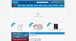 Desktop Screenshot of gryc.com.pl